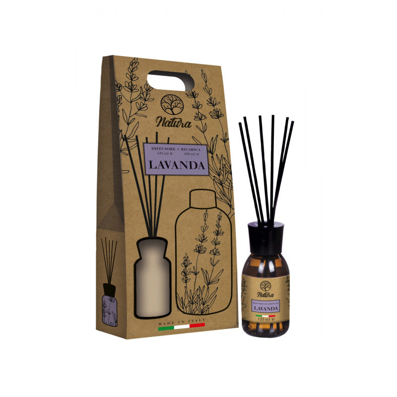 Diffusore + Ricarica con midollini Lavanda