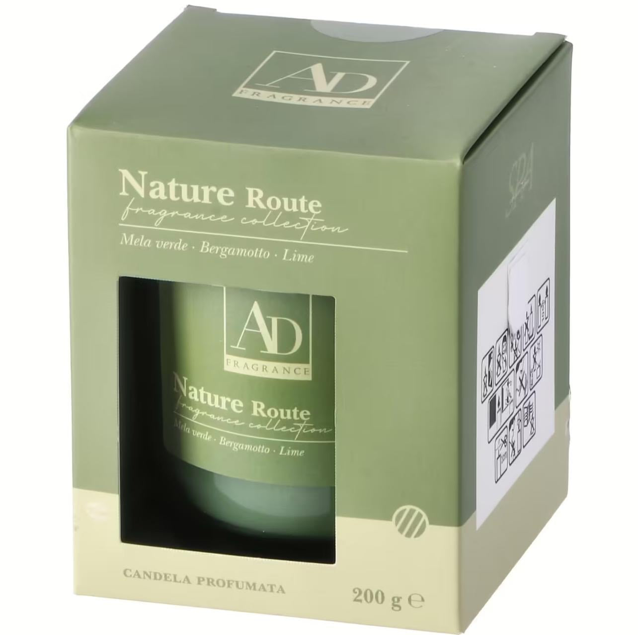 Candela Profumata Con Vasetto in Vetro NATURE ROUTE