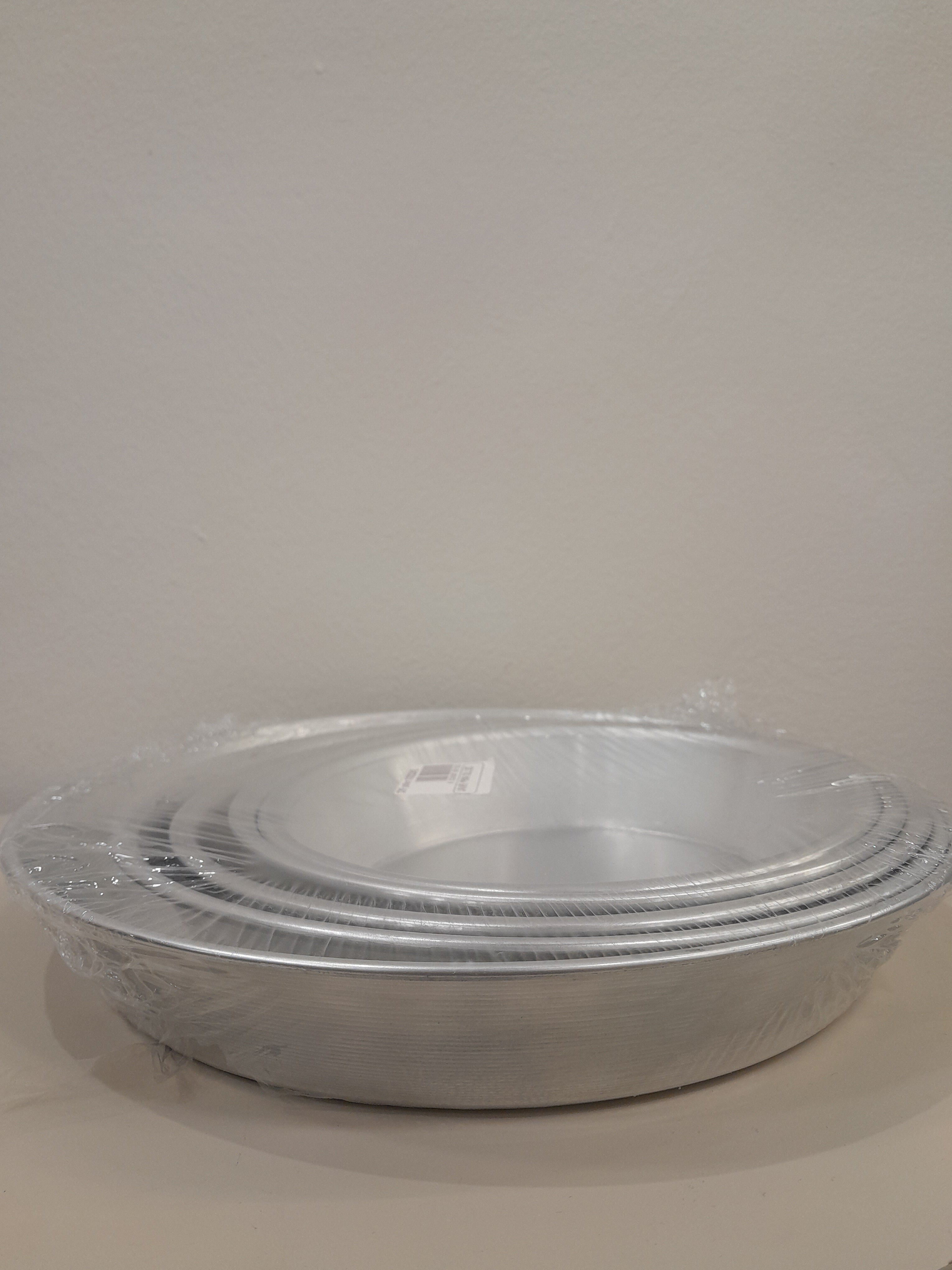 SET 4 TEGLIE ROTONDE IN ALLUMINIO MIS. 20/22/28/32 CM