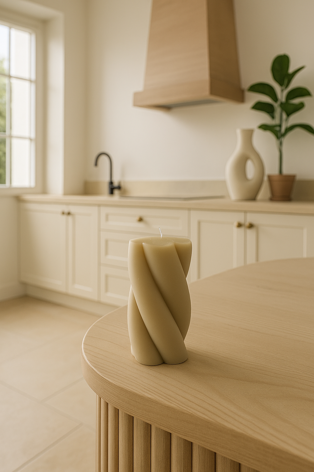 CANDELA ATTORCIGLIATA BEIGE