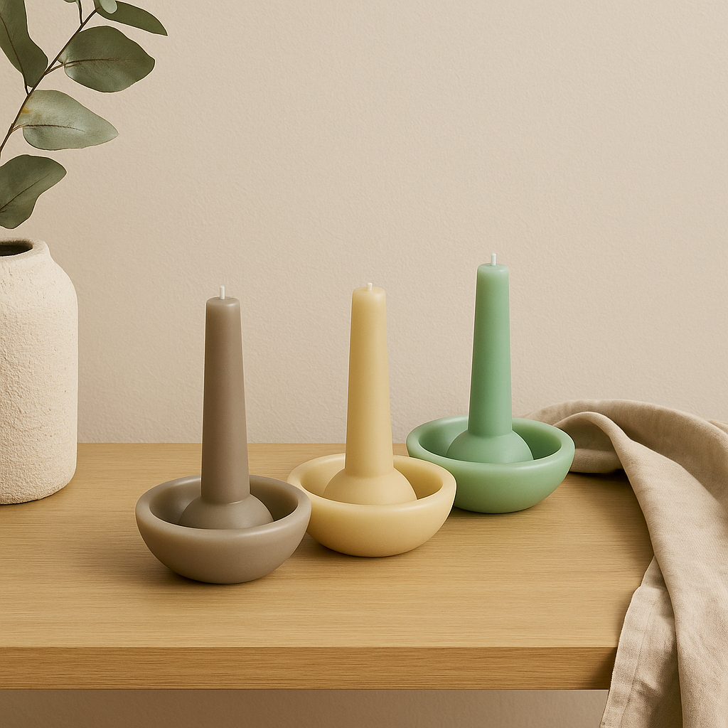 Candela Decorativa BEIGE