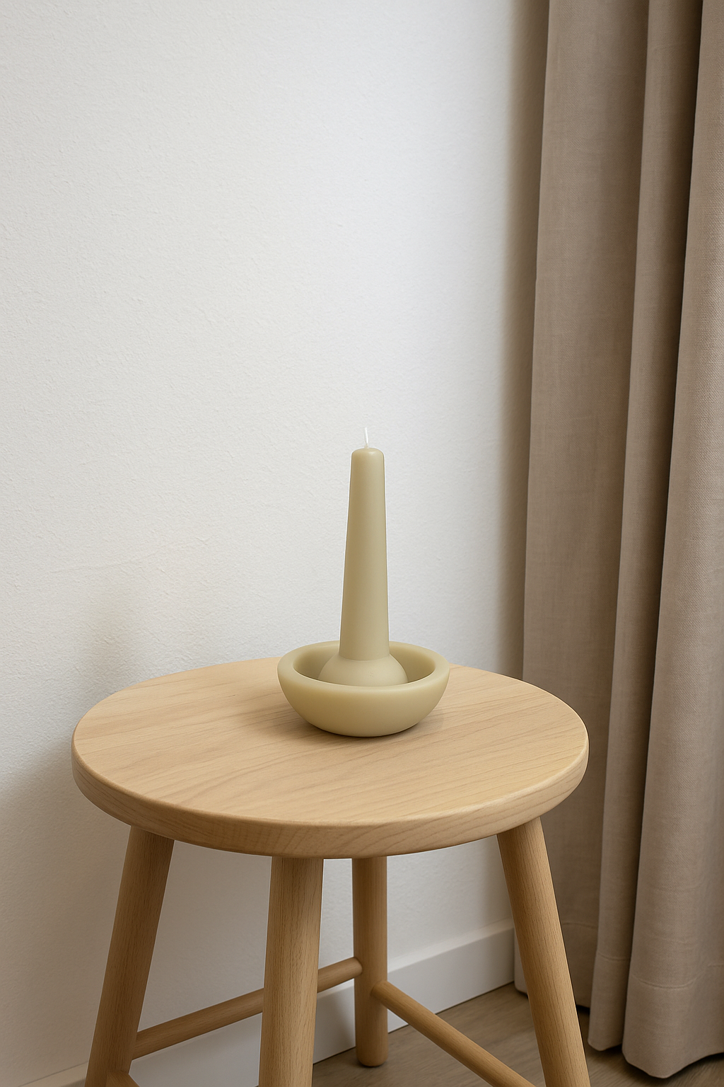 Candela Decorativa BEIGE