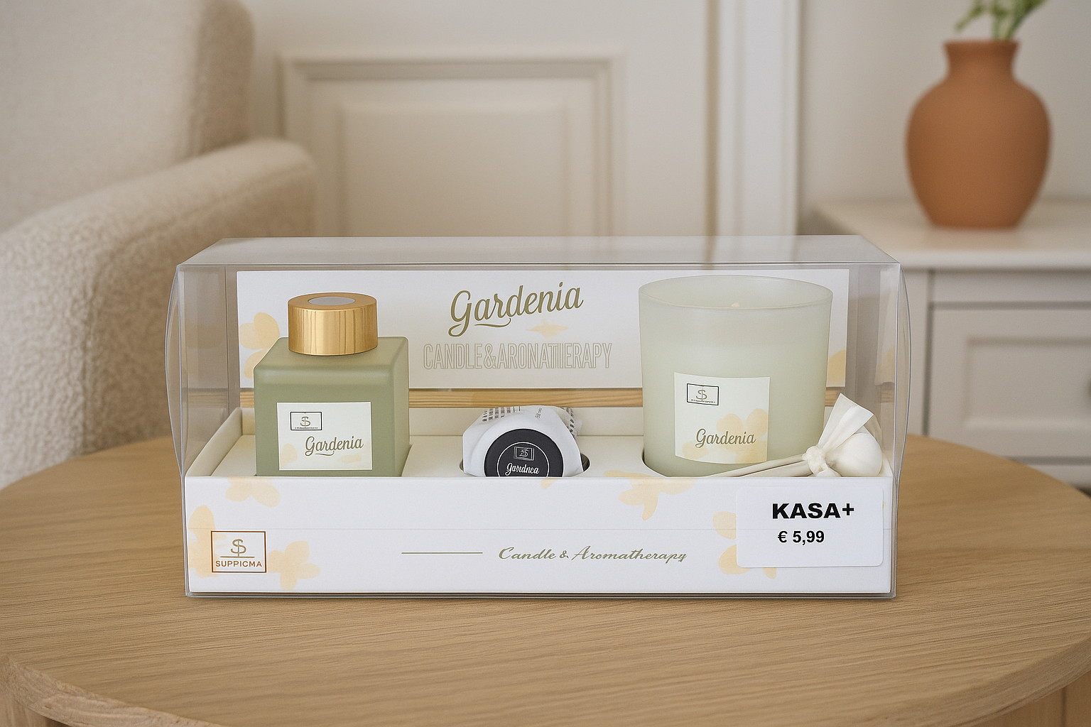 CANDLESS E AROMATHERAPY GARDENIA