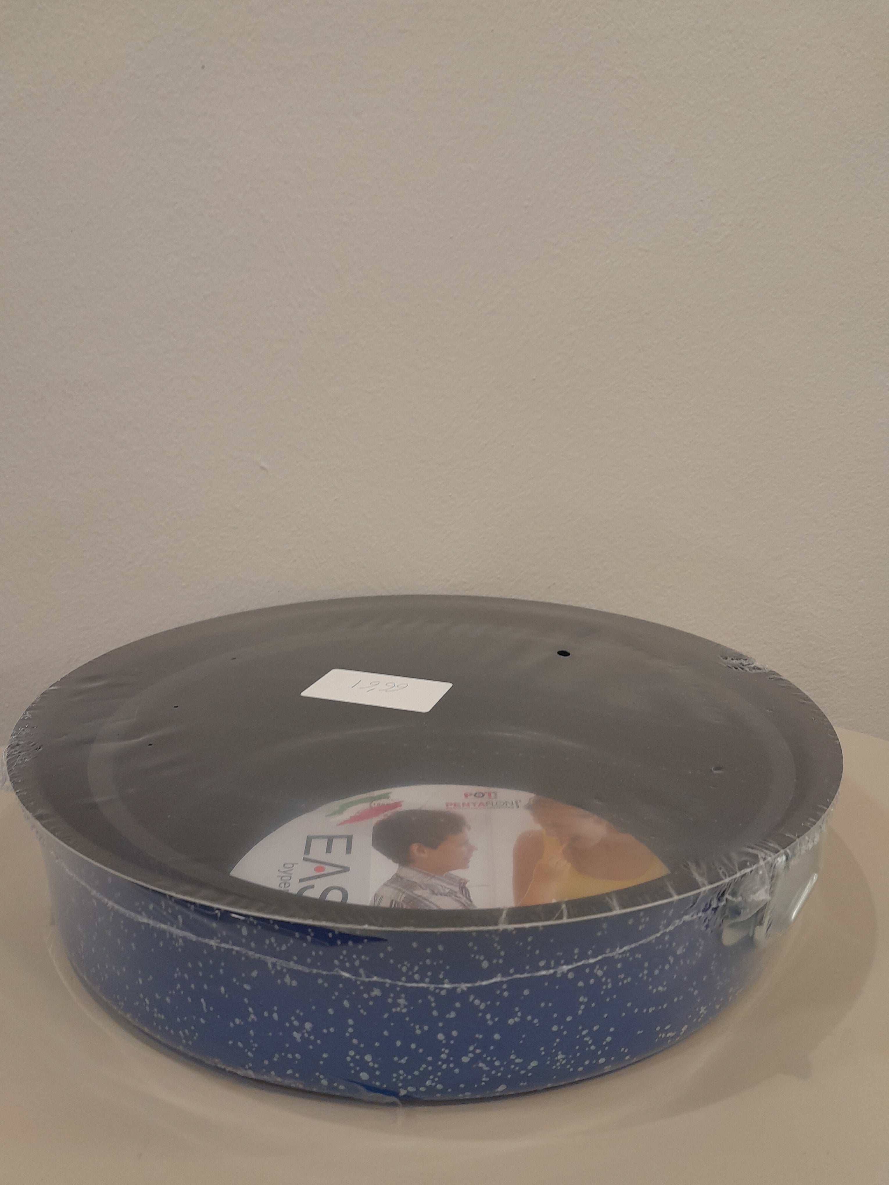 SET DUE TEGLIE ROTONDE BLU MIS. 22/26 CM