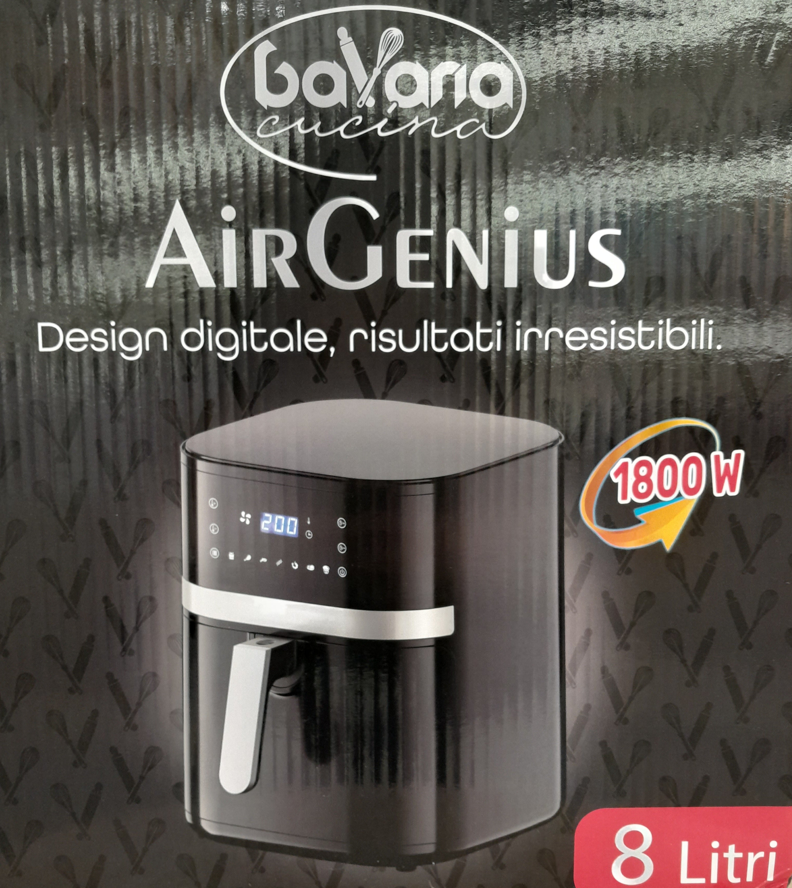 FRIGGITRICE AD ARIA 8LT AIRGENIUS BAVARIA