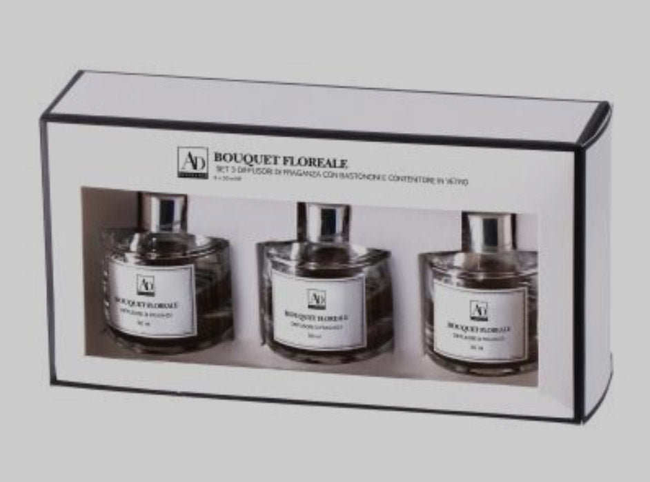 Set 3 Diffusori BOUQUET FLOREALE
