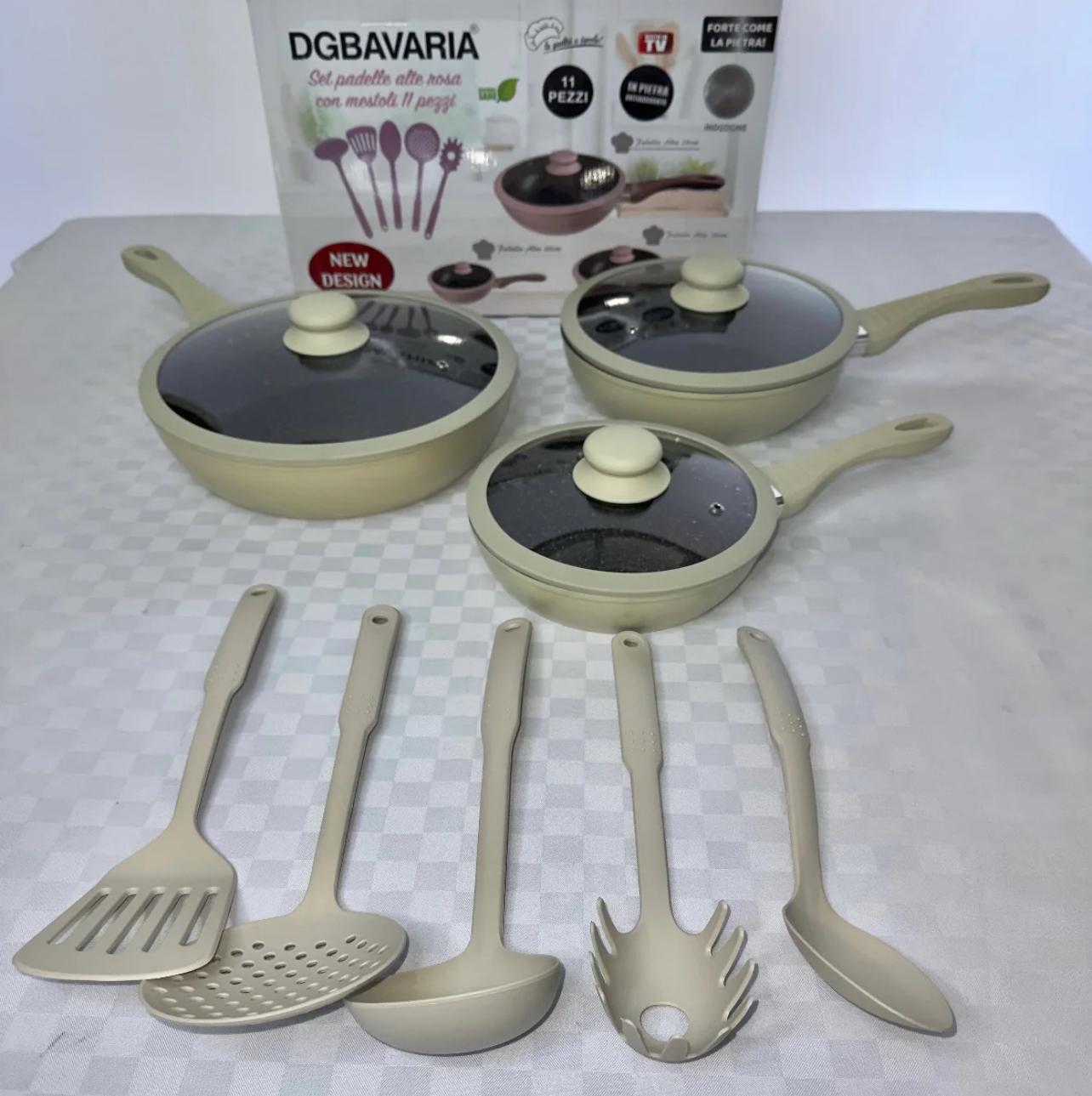 Set Padelle 11 PZ DGBAVARIA AVORIO