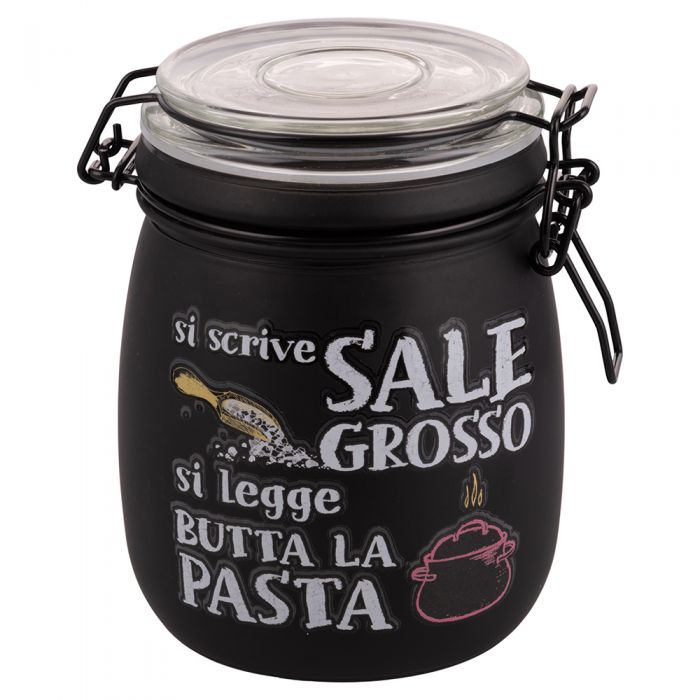 BARATTOLO SALE GROSSO "si scrive sale grosso si legge butta la pasta"