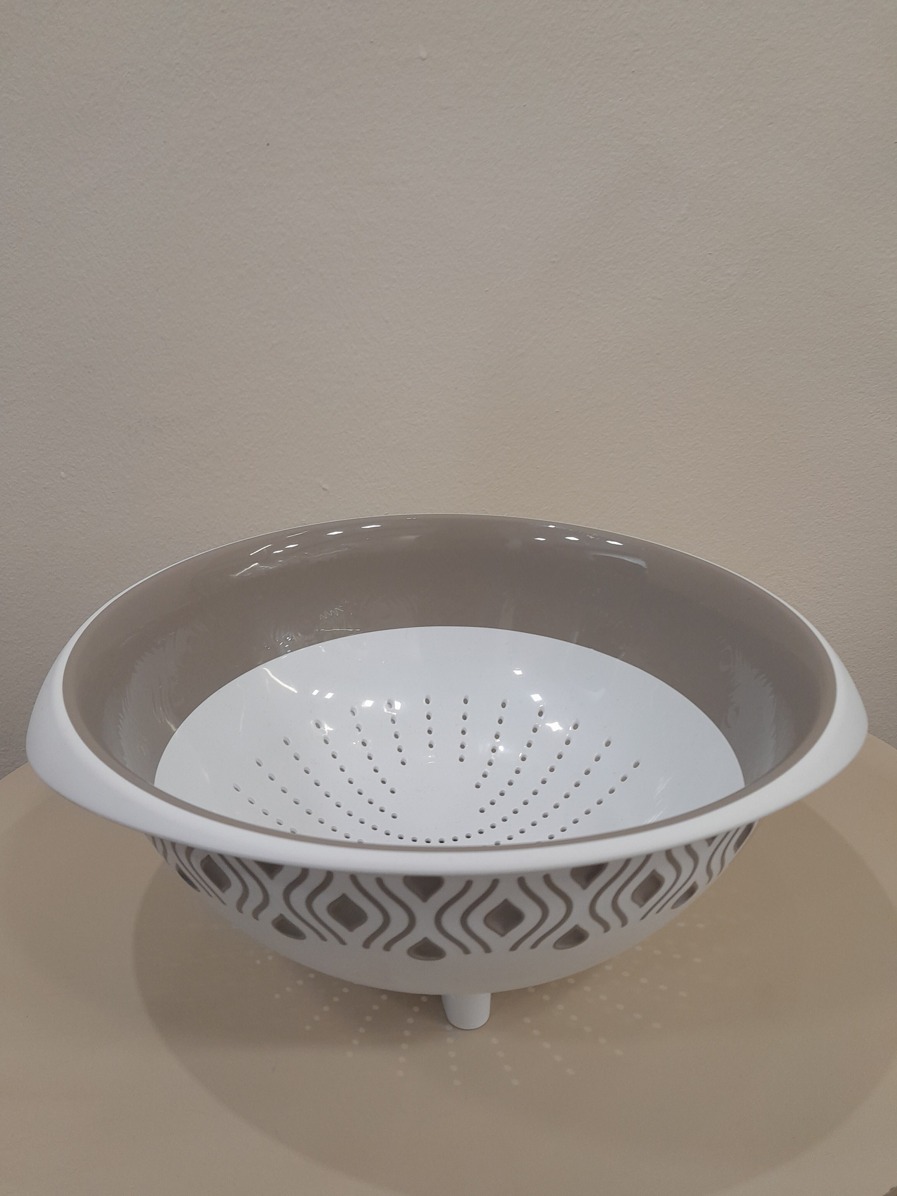 SCOLAPASTA TOSCA BIANCO/TORTORA CHIARO