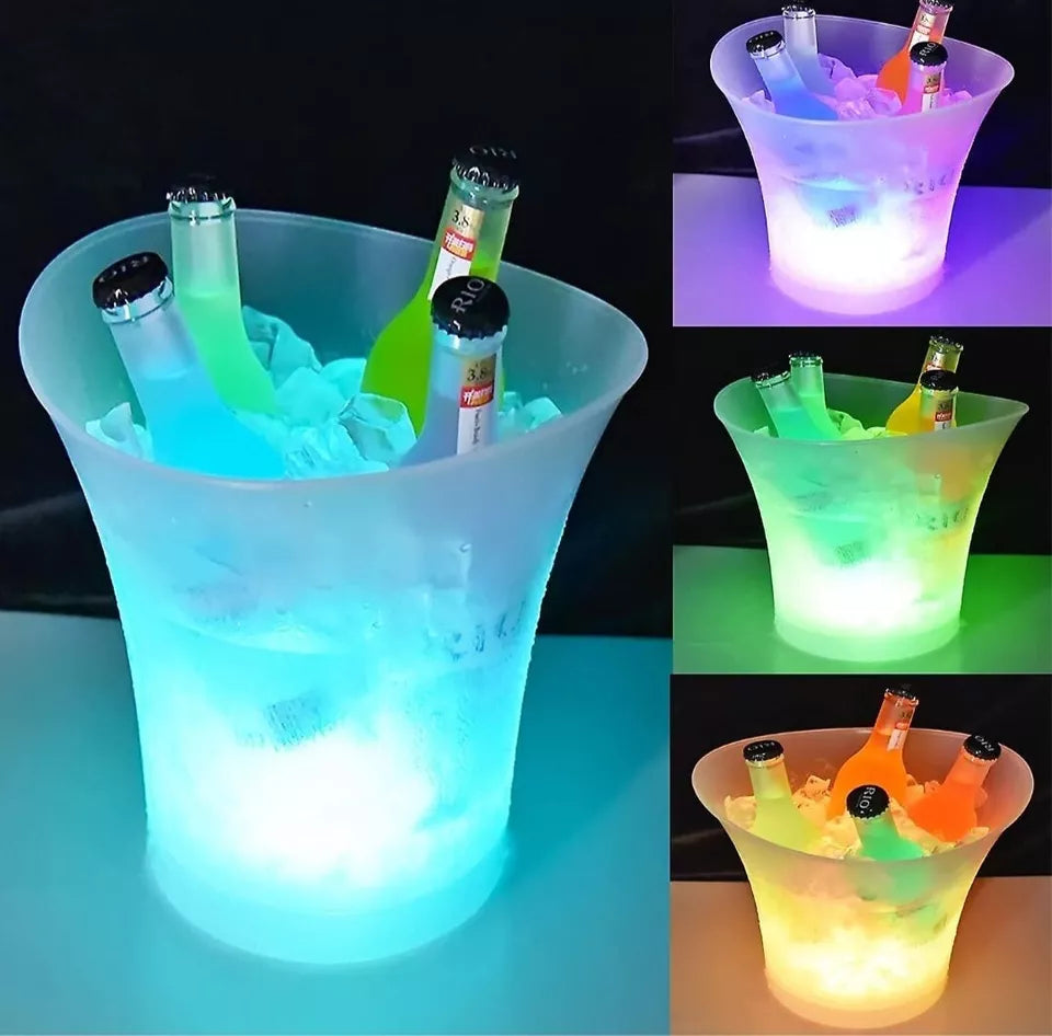SECCHIELLO PER GHIACCIO CON LED E BLUETOOTH