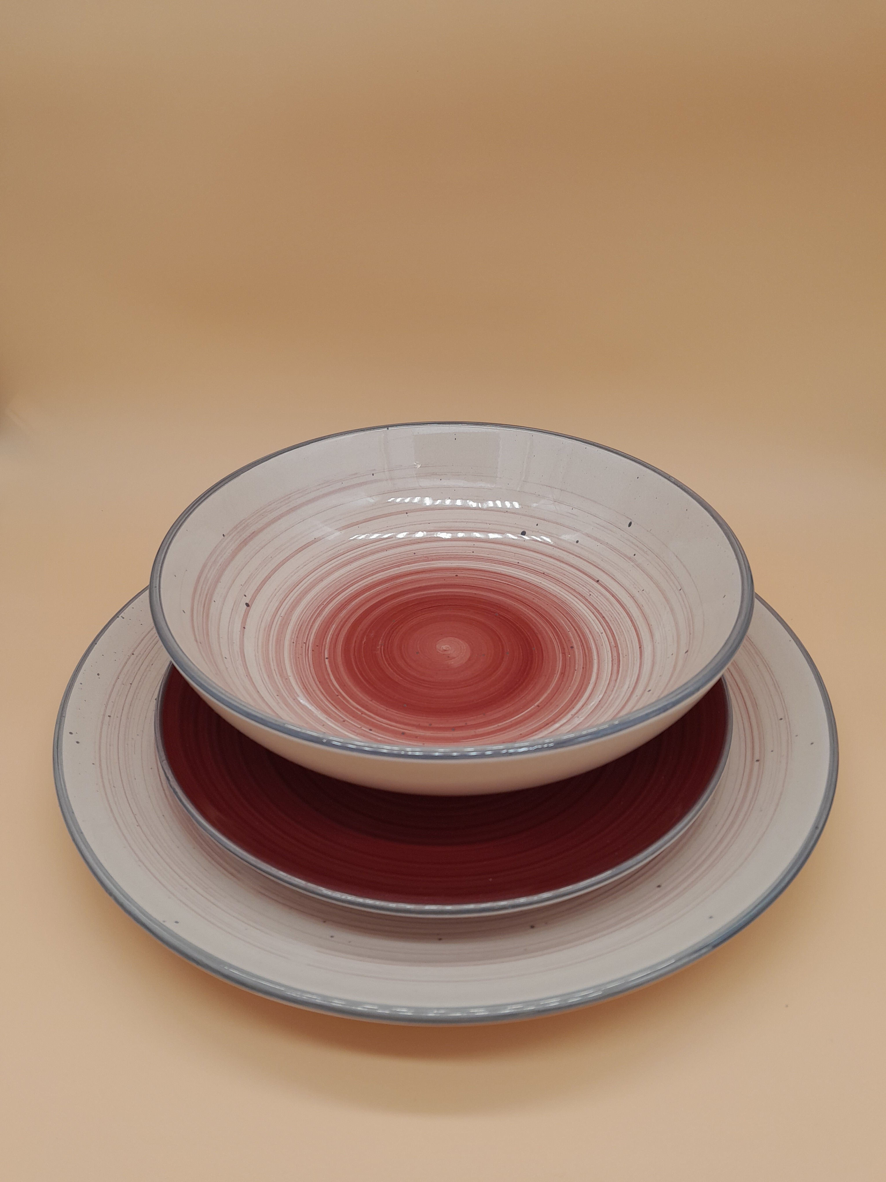 SET PIATTI 18 PEZZI BAVARIA LINEA MULTICOLOR