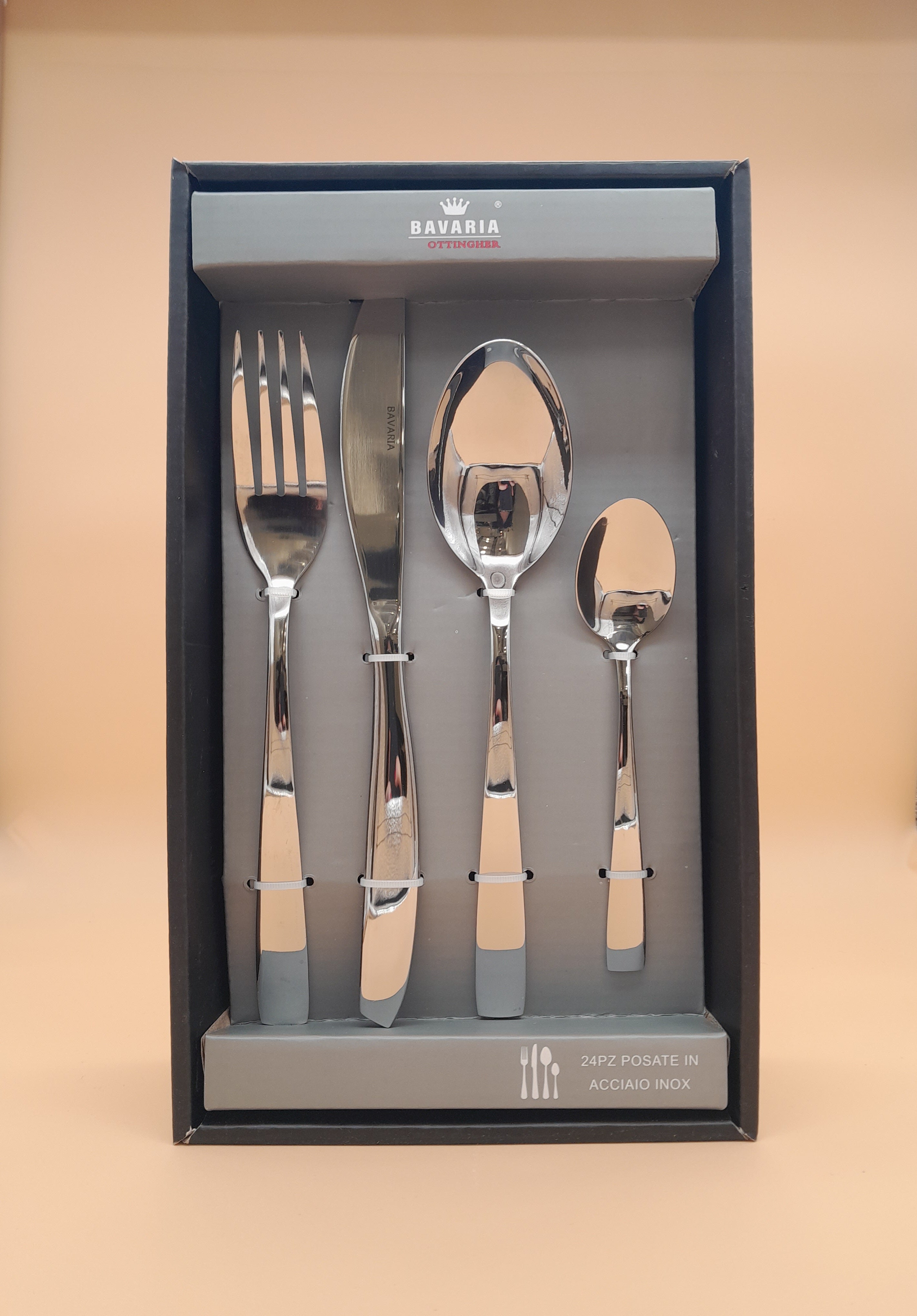 SET 24 PEZZI POSATE ARGENTO BAVARIA
