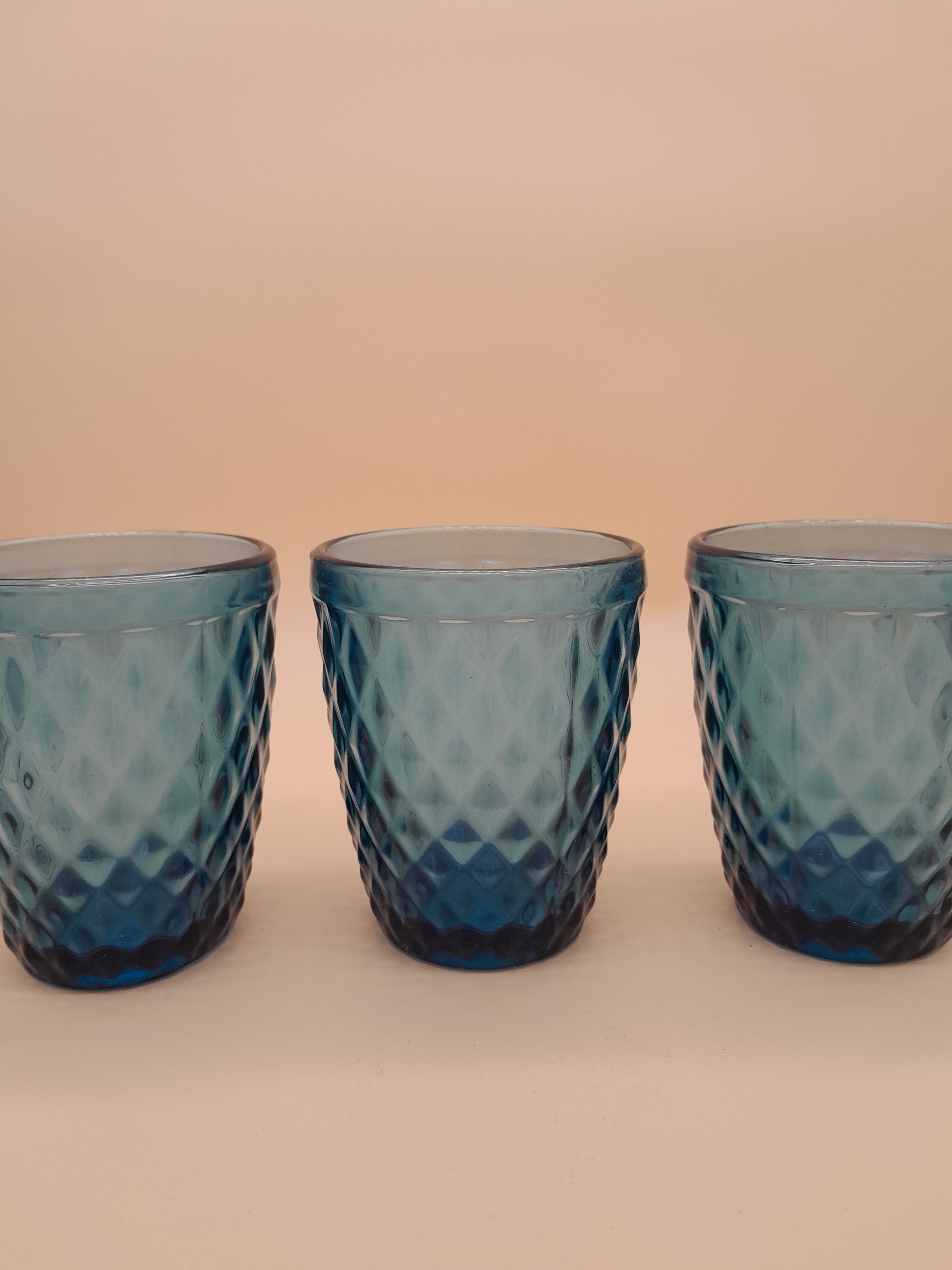 SET 3 BICCHIERI BAVARIA BLU