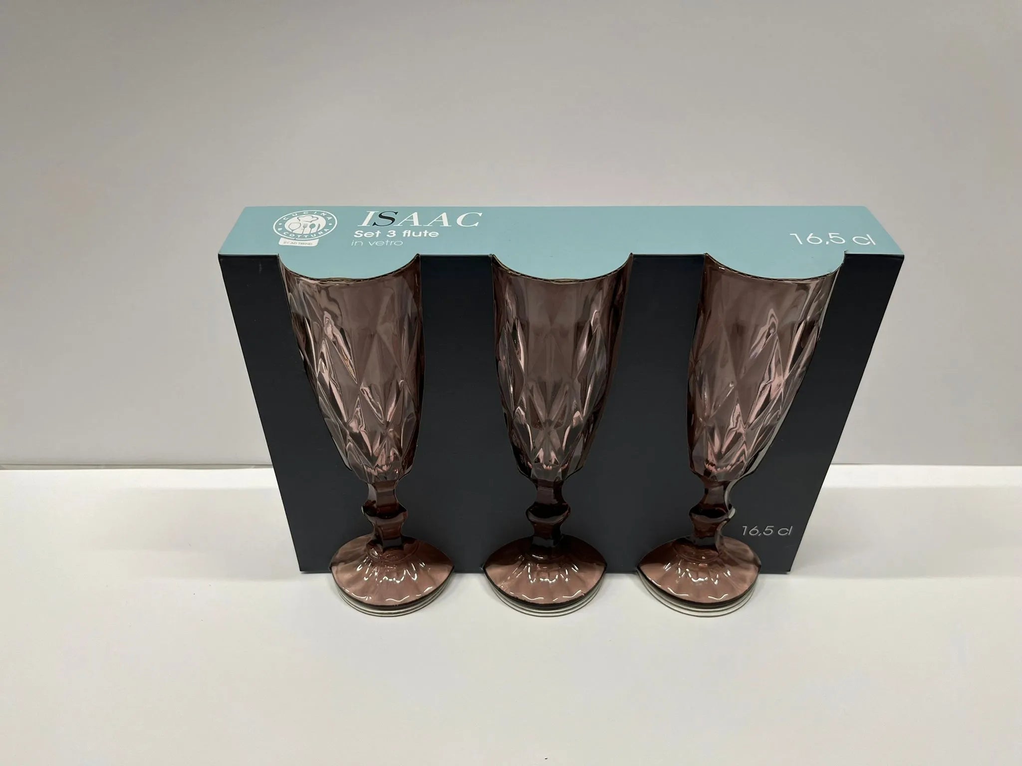Set 3 Flute Rosa