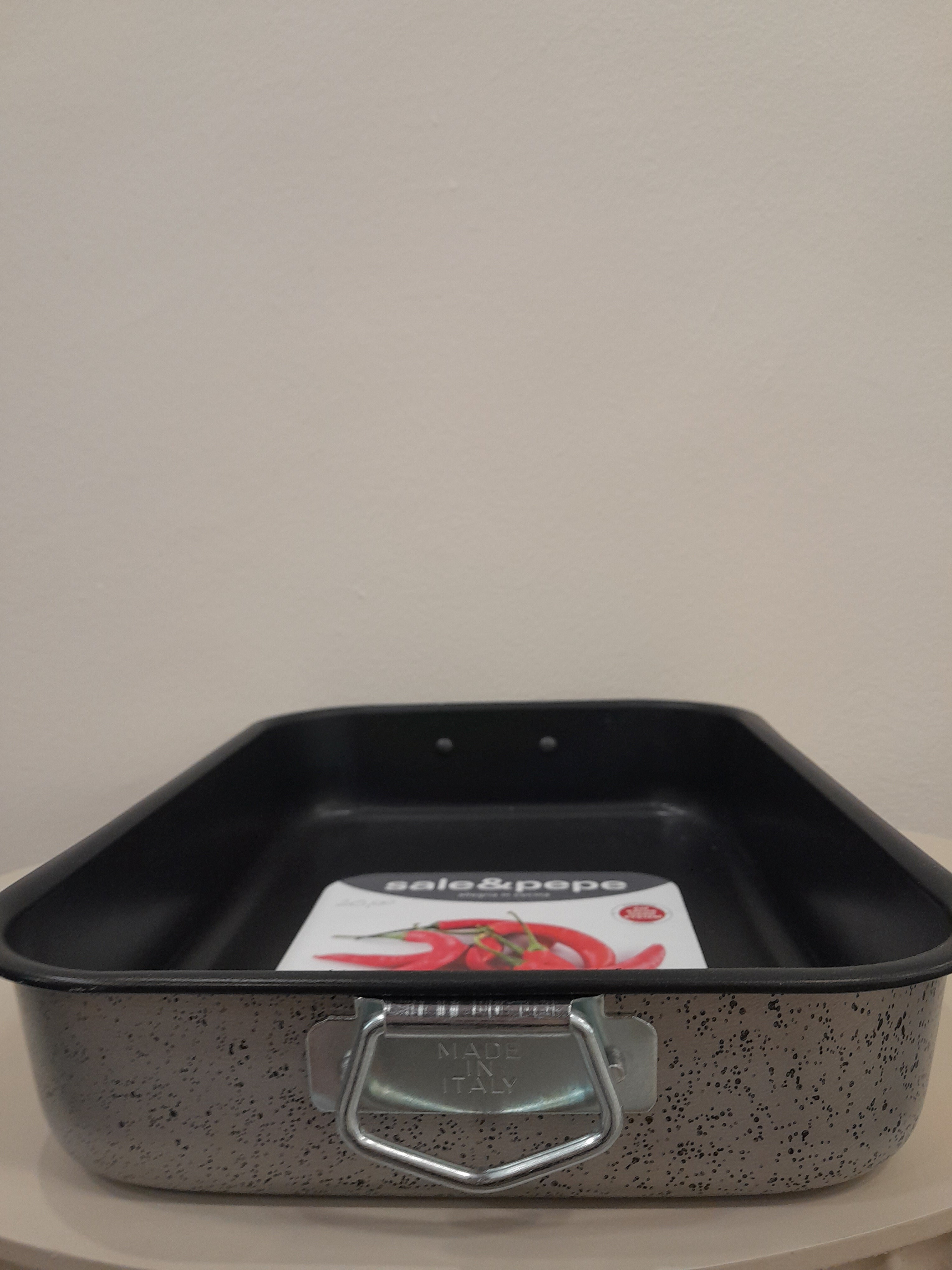 TEGLIA RETTANGOLARE SALE E PEPE 35CM