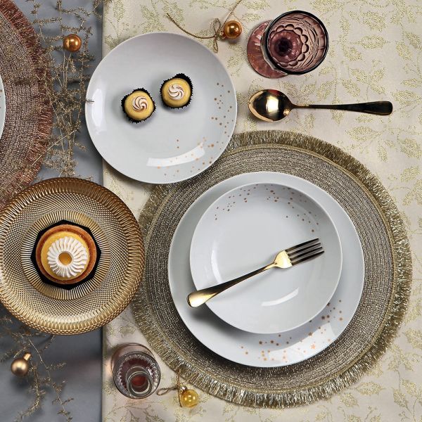 SET POSATE TOGNANA 24 PZ ORO