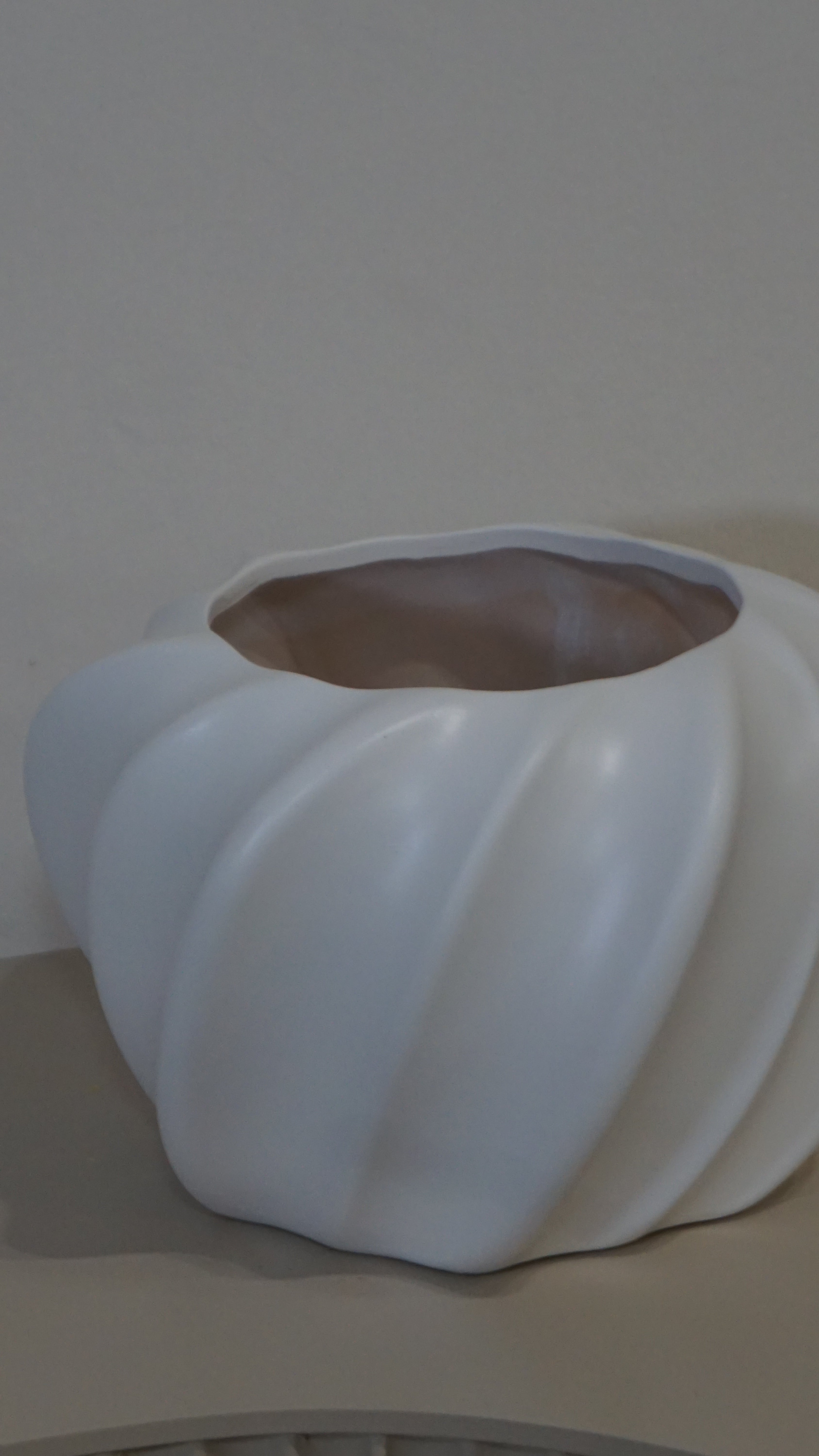VASO BIANCO POLKA IN CERAMICA