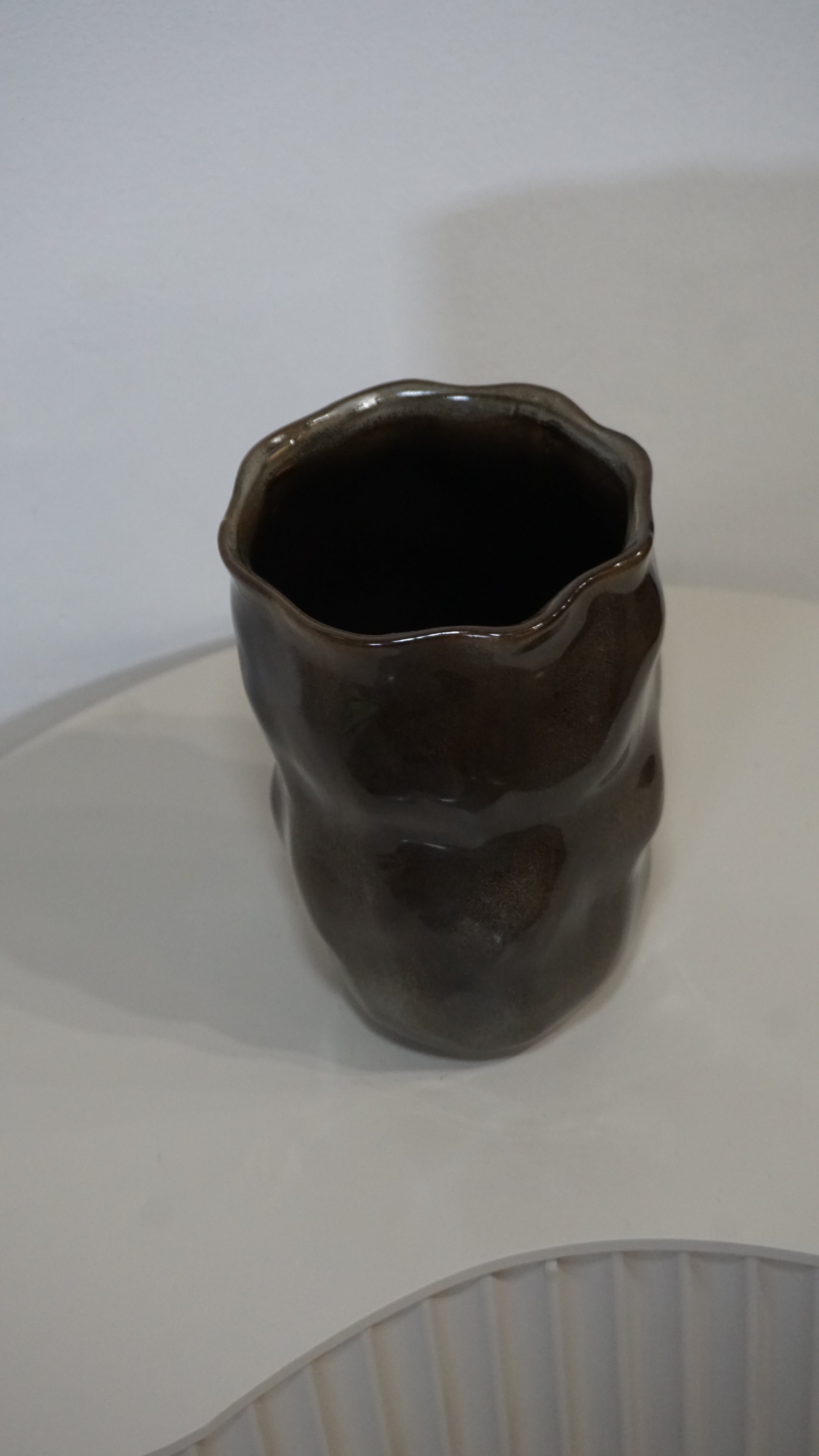 VASO IN CERAMICA TORTORA LUCIDO