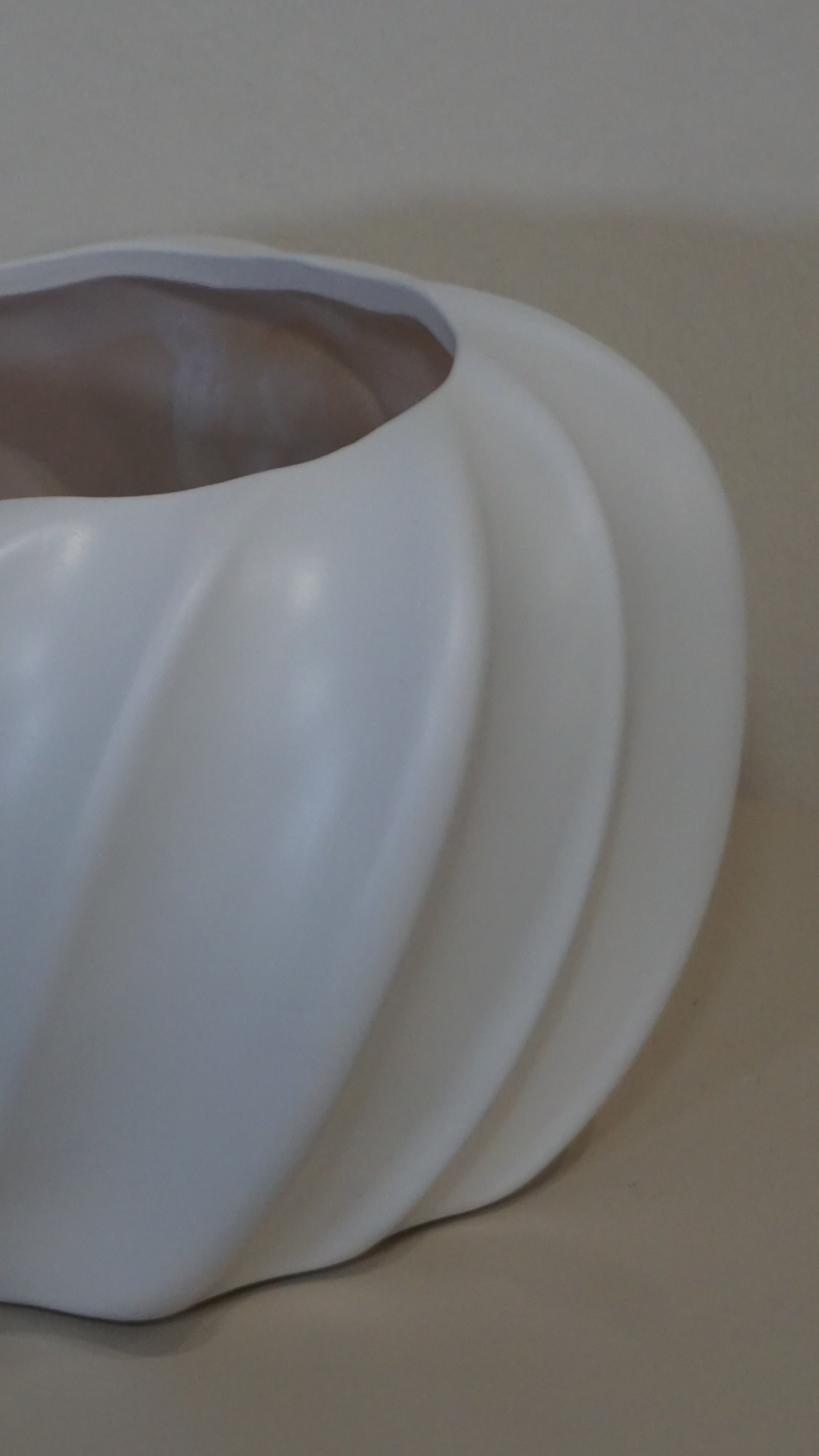 VASO BIANCO POLKA IN CERAMICA