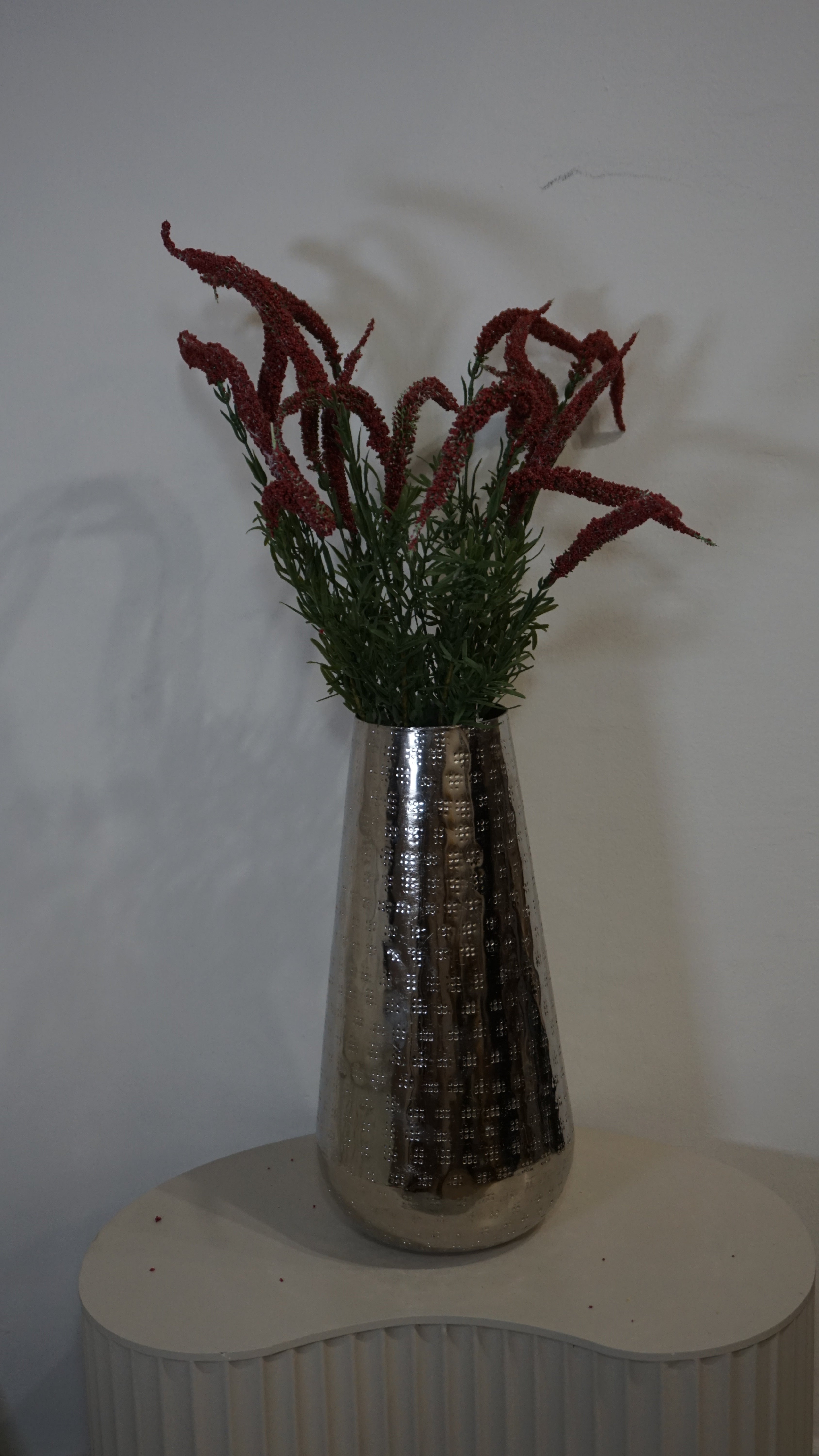 VASO ARGENTO IN METALLO