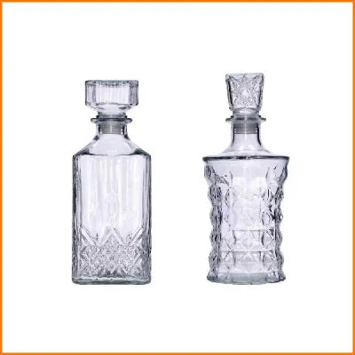 Set 2 Caraffe In Vetro