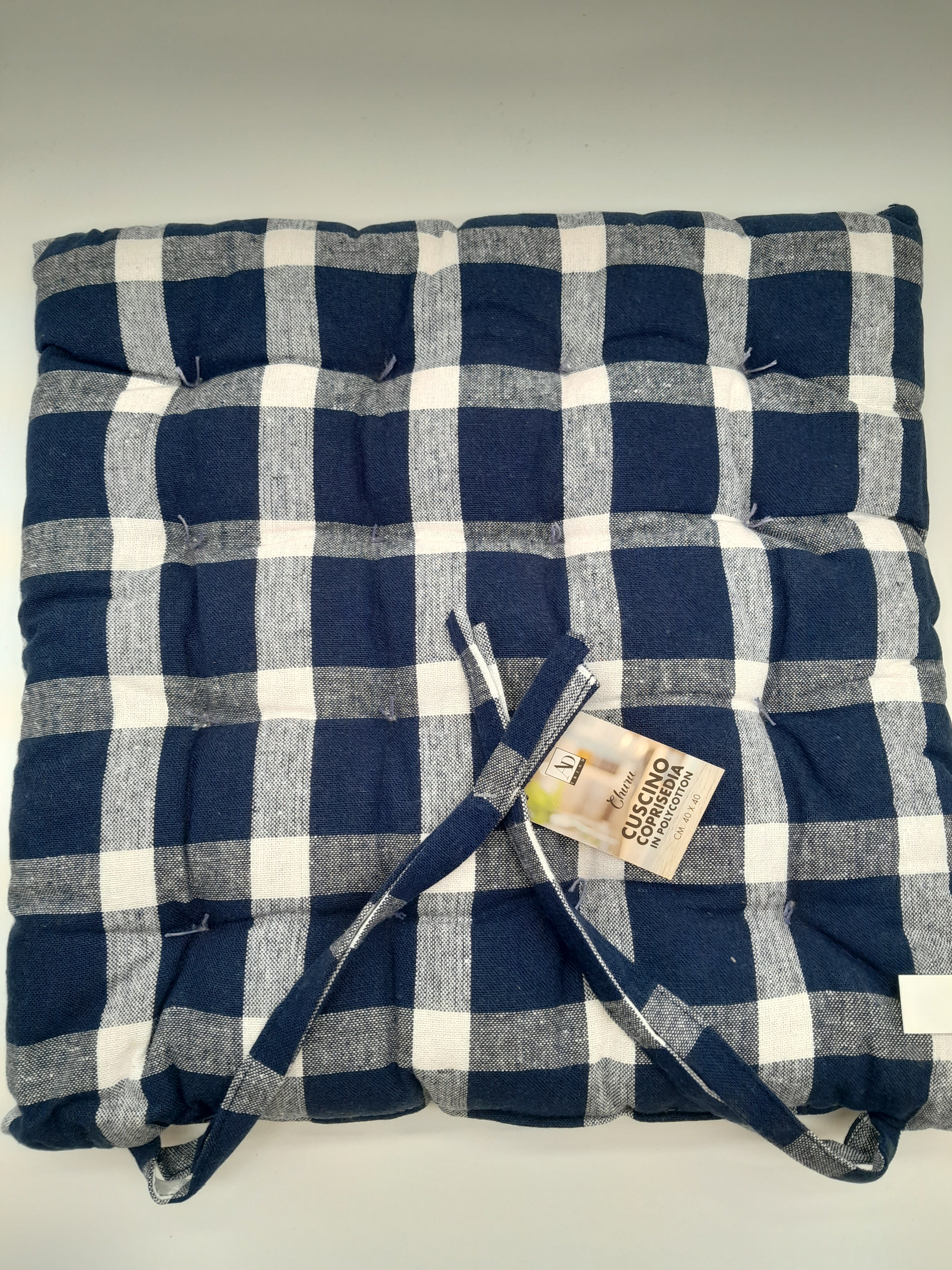 CUSCINO COPRISEDIA BLU