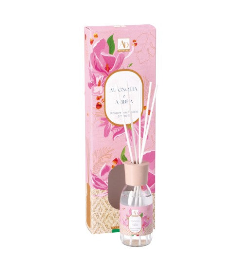 Diffusore con midollini Magnolia e Ambra
