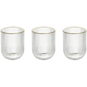 Set 3 Bicchieri Oro Tognana Eclipse