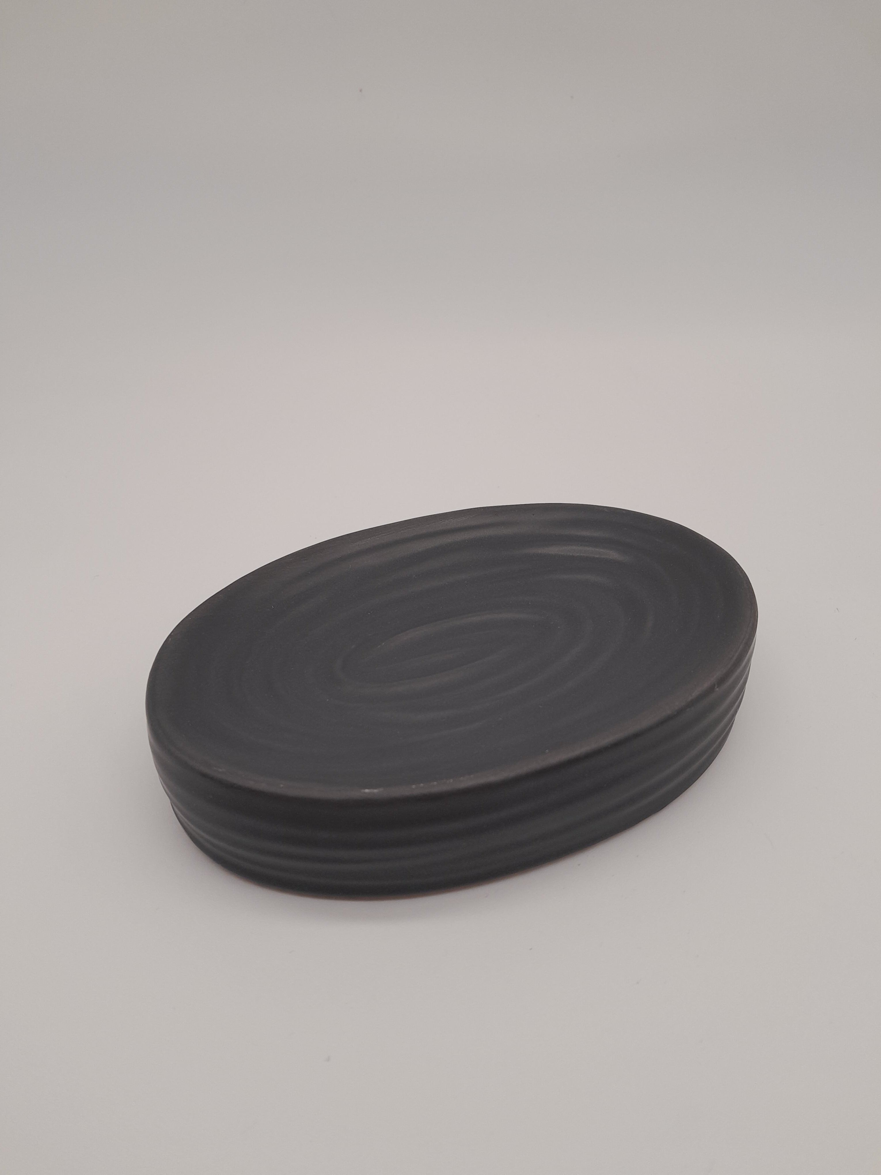 PORTASAPONE IN CERAMICA GRIGIO