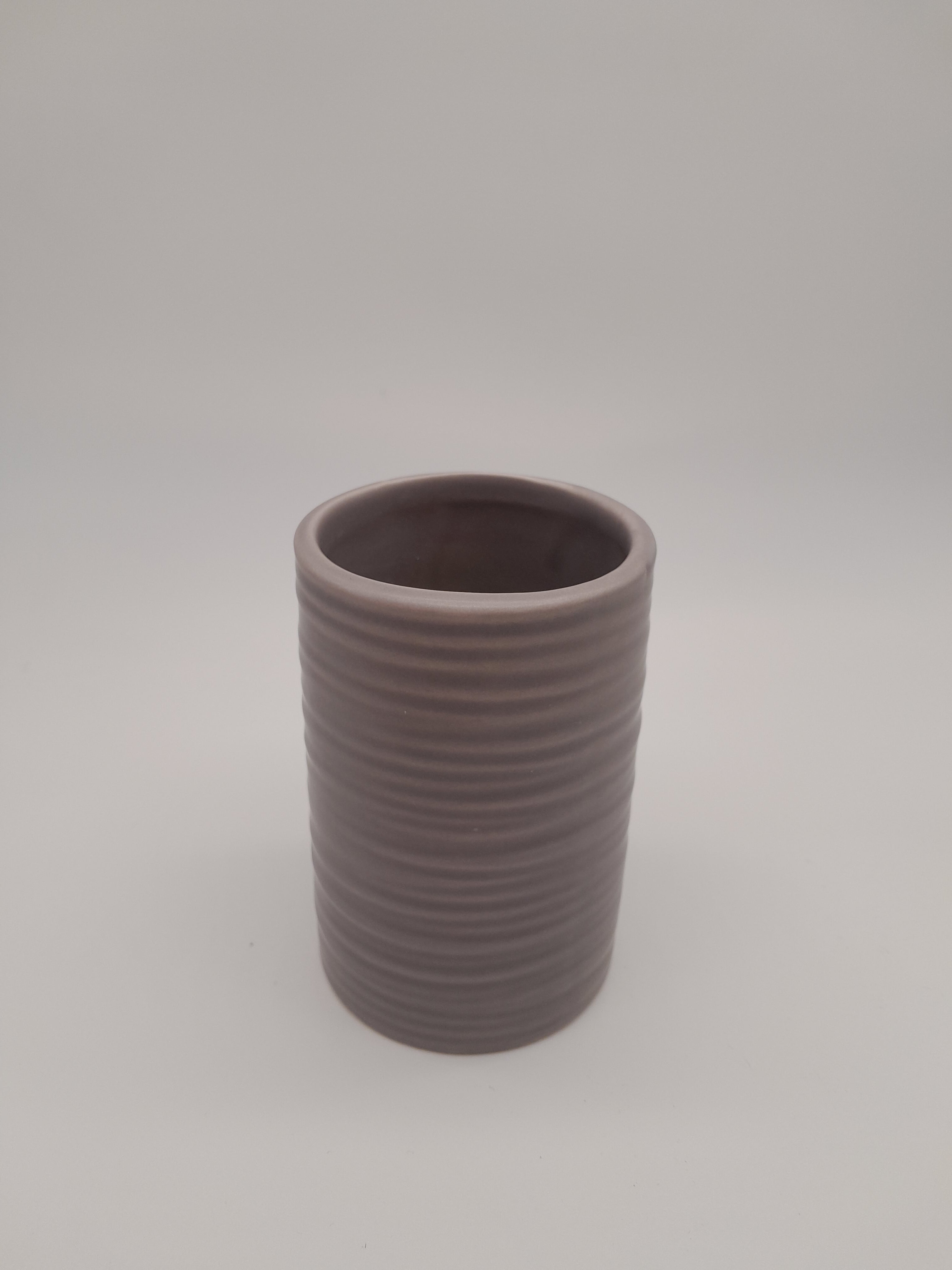 PORTASPAZZOLINO IN CERAMICA TORTORA