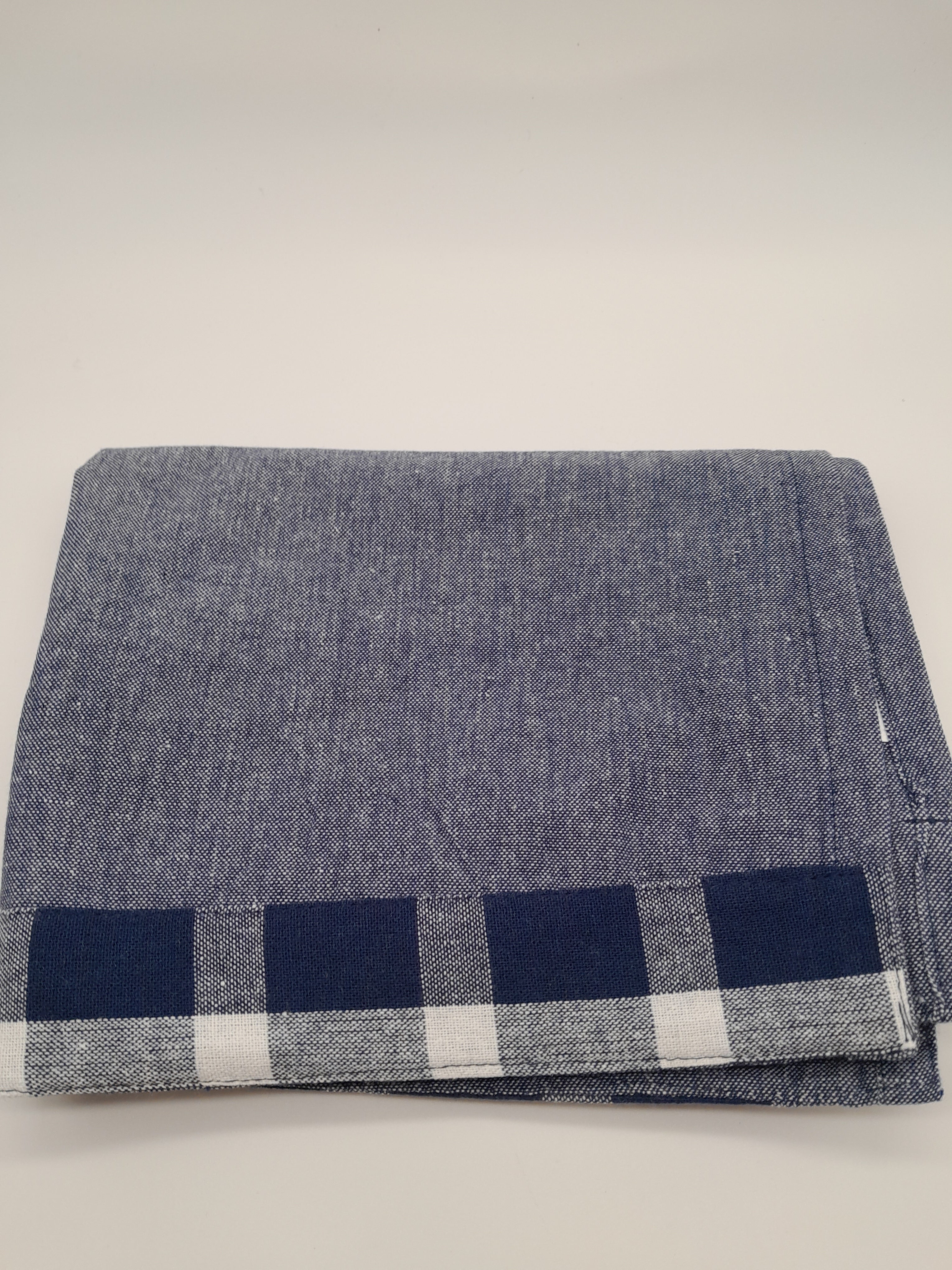 RUNNER IN COTONE BLU MIS. 50X1.50CM