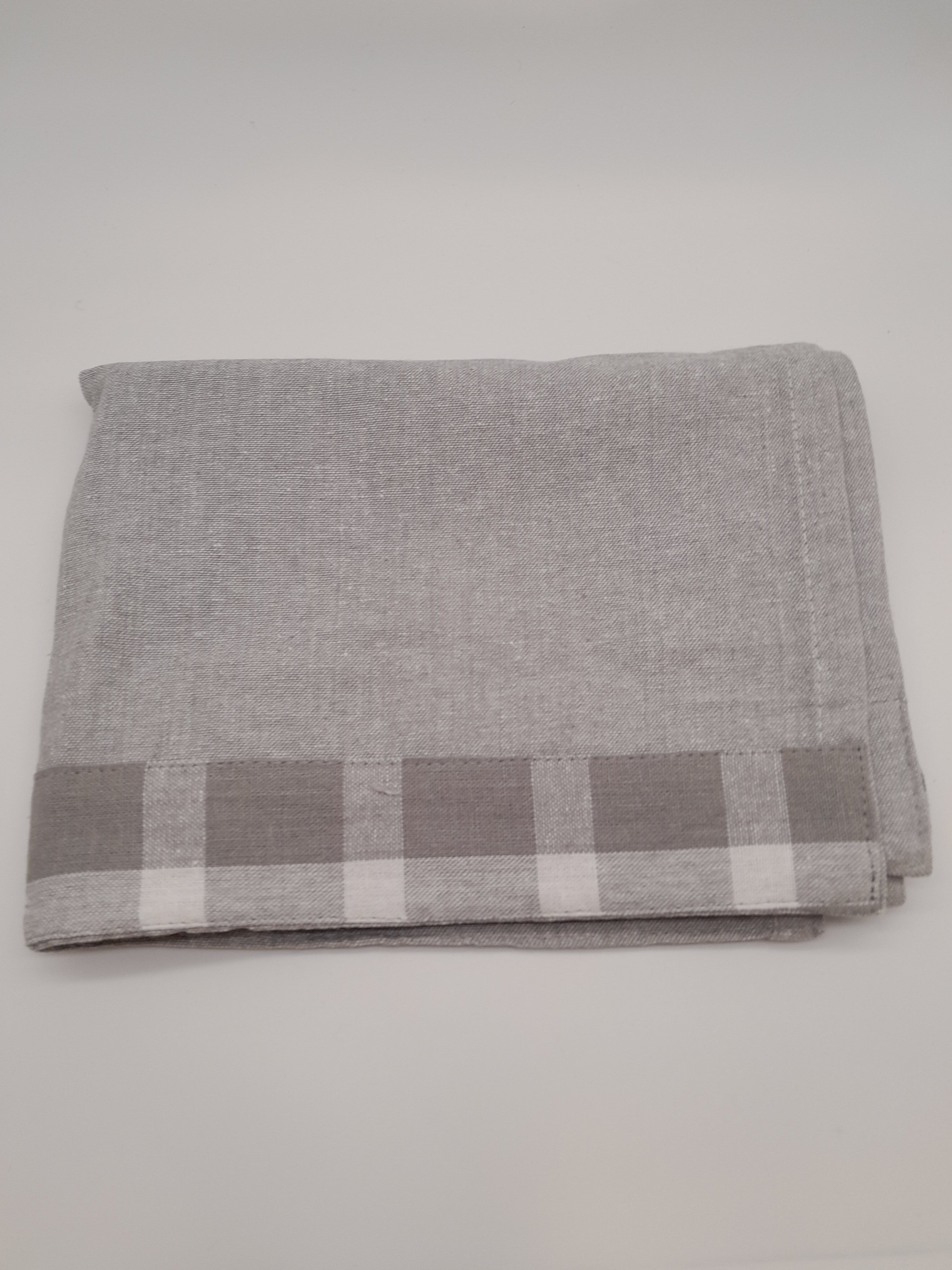 RUNNER IN COTONE GRIGIO MIS. 50X1.50CM