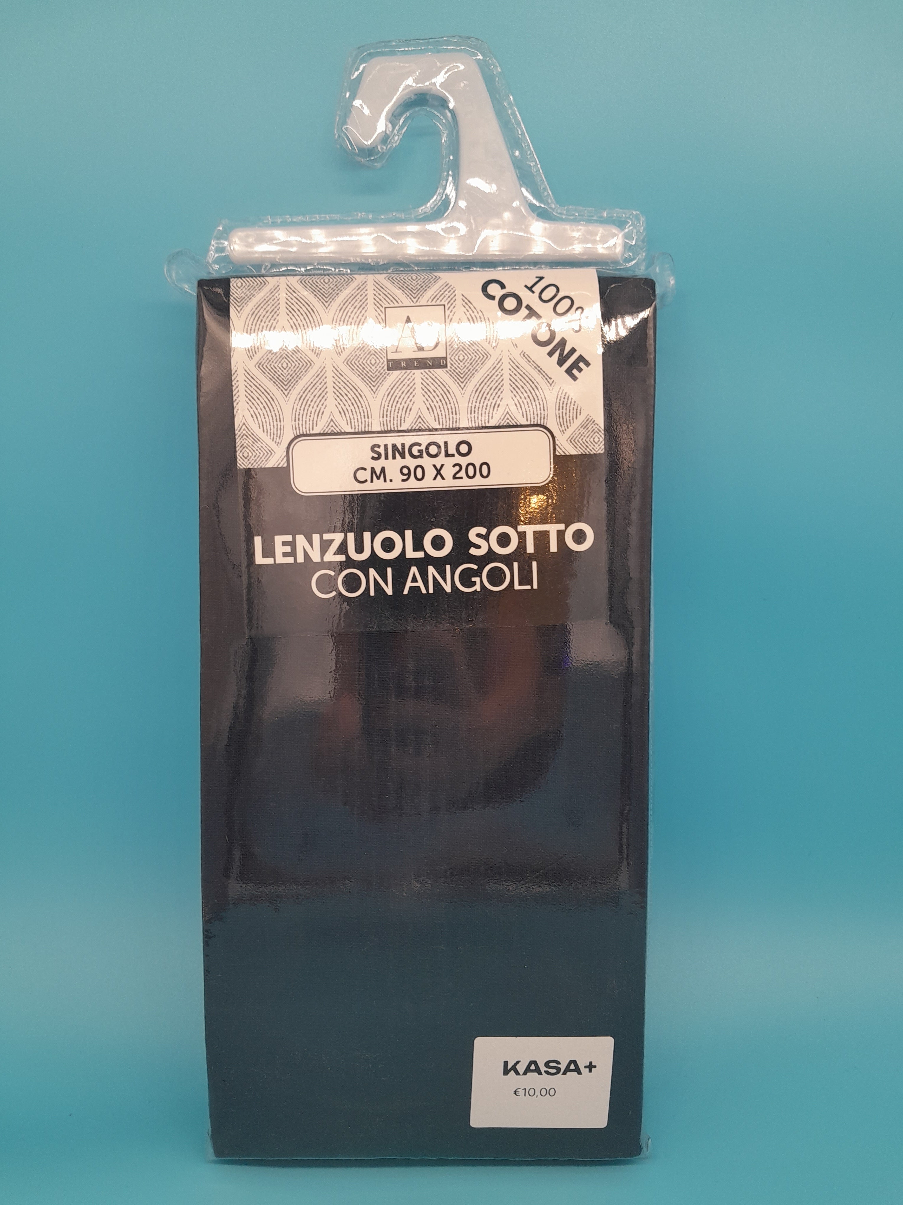 LENZUOLO SOTTO SINGOLO IDA NERO