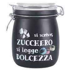 BARATTOLO ZUCCHERO "si scrive zucchero e si legge dolcezza"